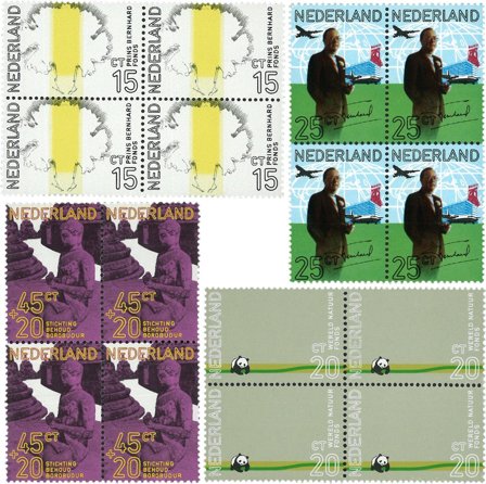 Holland 1971- NVPH 992-995 - 4-blokke - Postfrisk