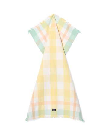 Lexington Rutete kjøkkenhåndkle i linblanding, gul