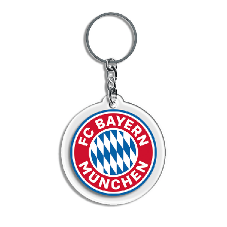 World Cup Football Club Badge Nyckelring Bayern Munich