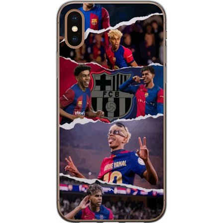Kompatibelt Mobilskal till Apple iPhone XS Yamal Fotboll Spelare Barcelona
