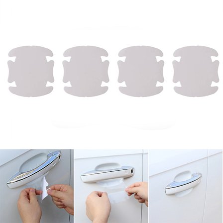 Praktiskt Skydd för Dörrhandtags Fördjupning 4-Pack