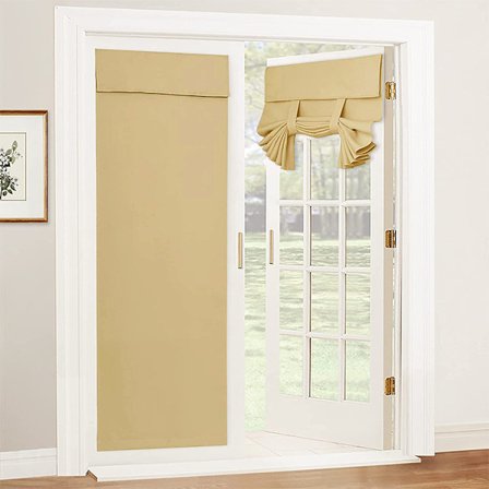 Mörkläggningsdörrgardin - Sekretess, Termiskt Isolerande Gardiner, B66 x H175 cm, 1 Panel