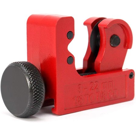 Minikobberrørskærer, 3-22 mm, til kobber-, messing-, PVC-, plast- og aluminiumsrør/slanger