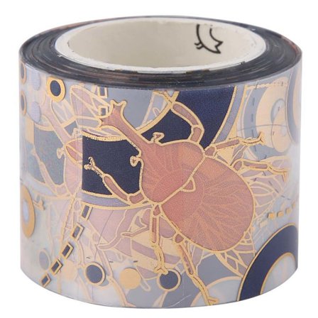 30mm * 5m Guld Stämplingsfolie Washi Tejp Handbok DIY Tejp Papper Klistermärke Scrapbooking Dekor (#4)