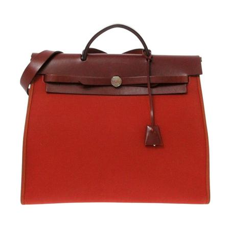 Hermès Vintage HandTass , Rood , Dames , Maat: ONE Size Vintage Tassen