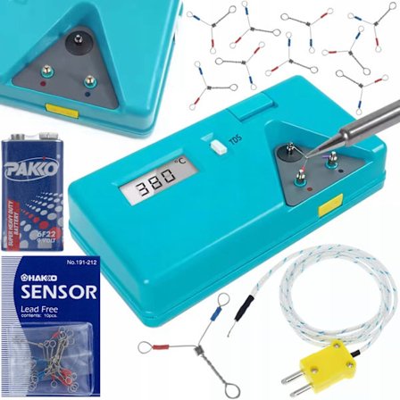 HB-191 A Termometer – Temperaturmåling for Loddspisser | LED Skjerm | T12, C210, C245 | Sett med Sensorer