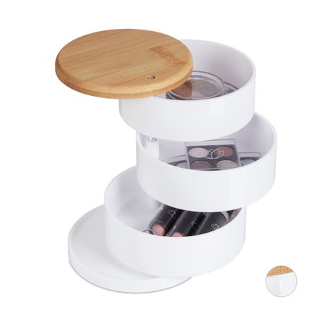 Meikkisäilytys 3 lokerolla