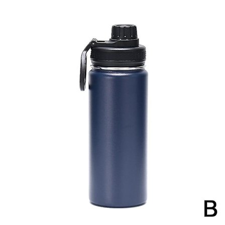 600ml Sportsflaske i Rustfritt Stål 304 - Termos for Hjem, Kontor, Sport, Utendørs, Te, Vann, Kaffe