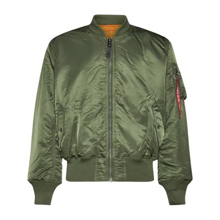 Alpha Industries, Bomber Jackets Groen, Heren, Maat:S