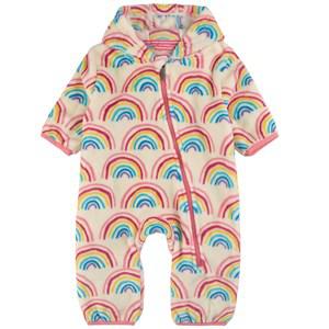 Hatley Printed Fleece Onesie Cream 6-9 Months - Fleeces and midlayers - 6-9 months - Cream