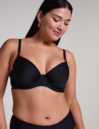 Hunkemöller Luna Demi Uf - Black - D x 75
