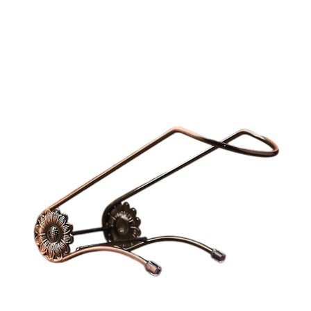 Kultainen viinipulloteline yhdelle pullolle - Luova viinipulloteline