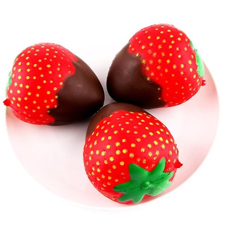 Chokolade Jordbær Duftende Squishy Langsomt Stigende Klem Legetøj Jumbo Samling [HK]