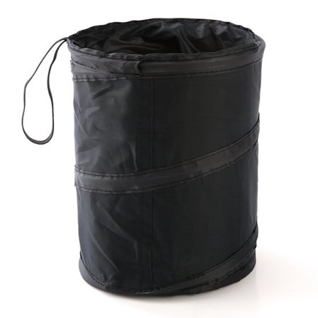 *2 Foldbar Bil Skraldespand Vandtæt Multifunktion Hængbar Affaldssæk Bil Organizer Klud Skraldespand Opbevaringsspand til Kontor Hjem og Bil(Sort)*