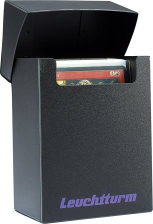 Leuchtturm Deck Box - Fantasy - Sort/Lilla