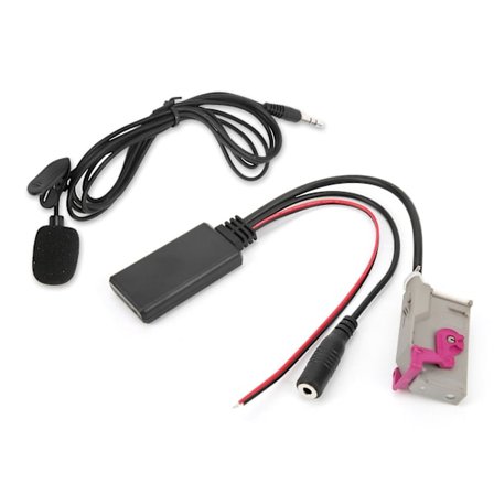 Bluetooth 5.0 Aux-kaapeliadapteri mikrofonilla, vaihto A3 A4 A6 A8 Tt R8 Rns-e -pääyksikköön