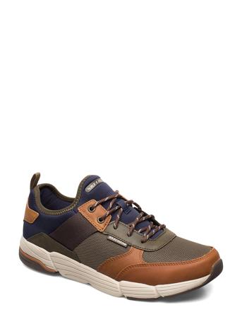 Mens Relaxed Fit Metco - Parken Lave Sneakers Grønn Skechers*Betinget Tilbud