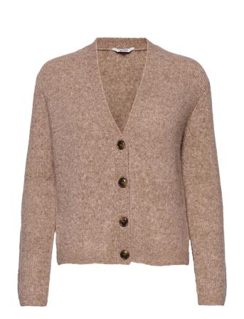 Cydney Stickad Tröja Cardigan Beige MbyM
