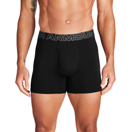 Under Armour Performance 6in Boxershorts 3-pak Sort