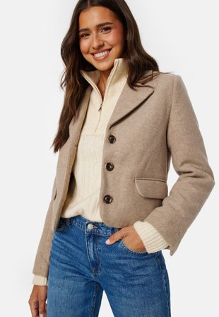 Object Collectors Item Babara Short Blazer Fossil Det: Melange Klær