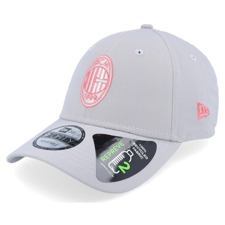 New Era - Gris adjustable Gorra - AC Milan Ac Milan Seasonal Pop 9FORTY Gray Adjustable @ Hatstore