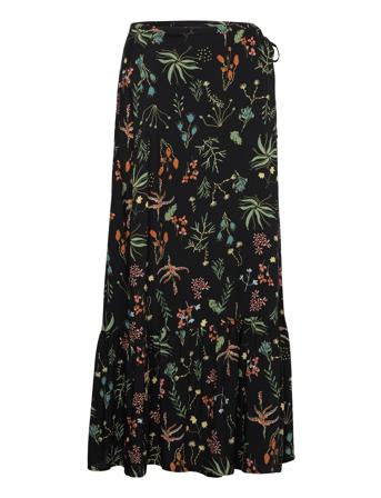 Slvioletta Skirt Black Soaked In Luxury