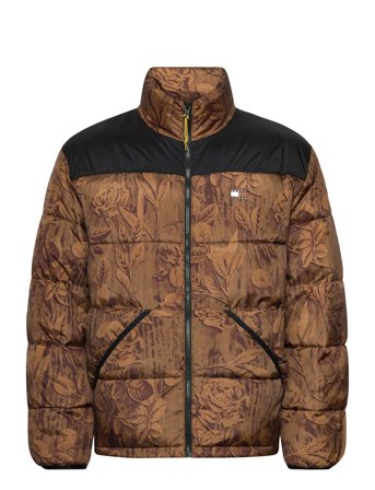 Tjm Vail Aop Puffer Brown Tommy Jeans