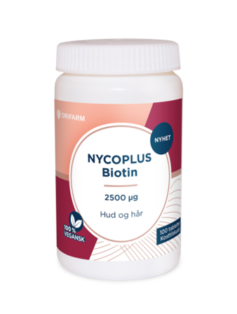 Nycoplus Biotin 2500 μg tabletter 100 stk