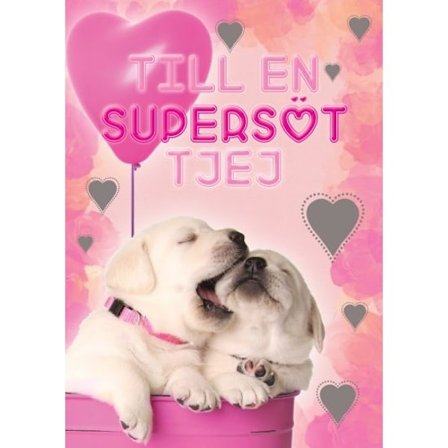 Enkelt Barnkort, Till En Supersöt Tjej - Spader