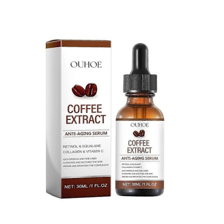 Koffein Ansikts Anti-rynk Serum