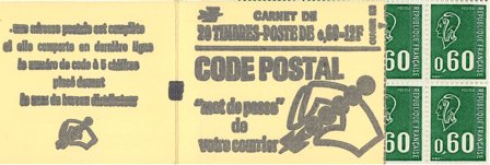 Frankrig 1974 - YT 1815-C1 - Postfrisk frimærkehæfte