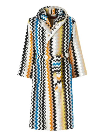 Missoni Home Best Hooded Bathrobe - Multi/patterned - L