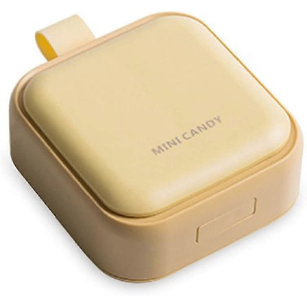 Liten Pillerdosa, Söt Pillerlåda - Resa Daglig Pillerorganisatör, Bärbar Snygg Pillerbehållare för Väska Fick, Kompakt Medicinhållare för Vitaminer