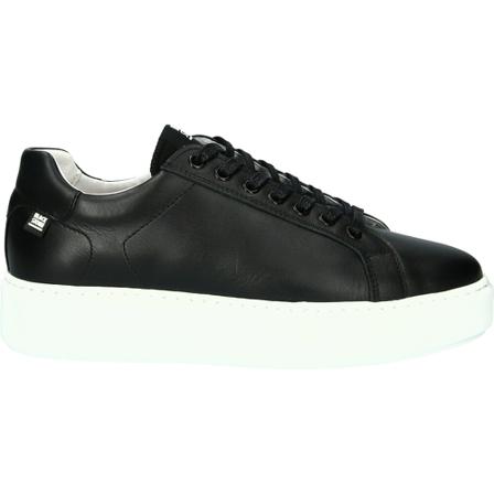 Blackstone Xl21 Black - LOW Sneaker , Zwart , Dames , Maat: 37 EU