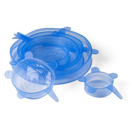 Funktion Flexibla silikonlock 6 st | Matlagning > Kokkärl & Stekpannor > Lock till kokkärl > Lock | Bagaren och Kocken