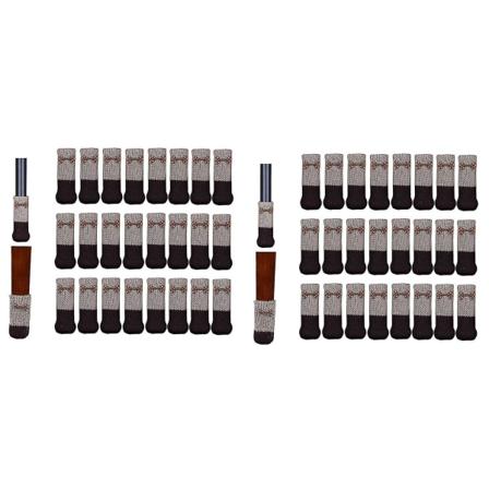 Tuolien jalkasukat Neulotuista huonekalusukista Jalat Lattiajalat Suojat 24 kpl