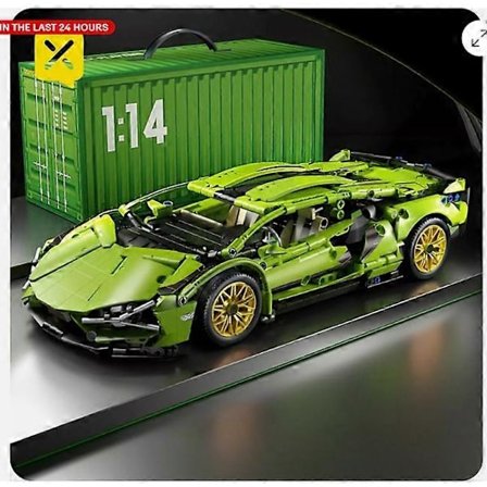 Lamborghini Sportsbil Technic Byggeklosser Racing Kit Ny Forseglet
