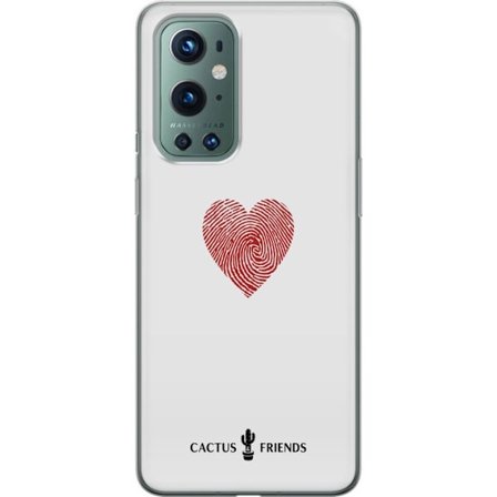 Kompatibelt Mobildeksel til OnePlus OnePlus 9 Pro Cactus and Friends - Fingerprint Love