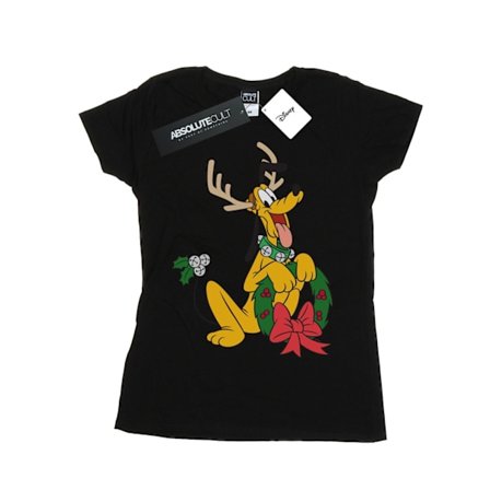 Disney Dam/Dam Pluto Jul Ren T-shirt i Bomull XX