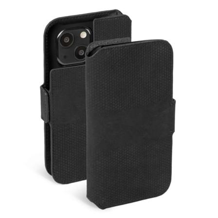 Krusell Iphone 13 Plånboksfodral Äkta Läder - Svart