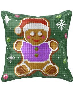 Stickpackung Kissen Lebkuchenmann - Orchidea