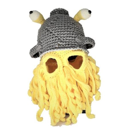 Talvinen villahattu Eurooppa ja Amerikka Hauska mustekalahattu Maski