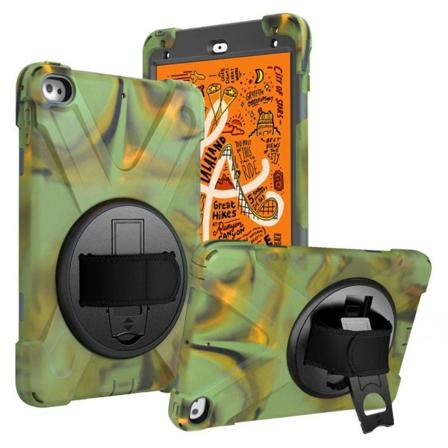 iPad Mini (2019) X-Shape kestävä hybridikotelo - Armeijan Vihreä Green