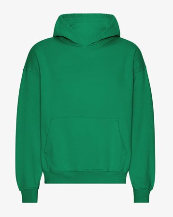 Organic Oversized Hood - Kelly Green - Male - L