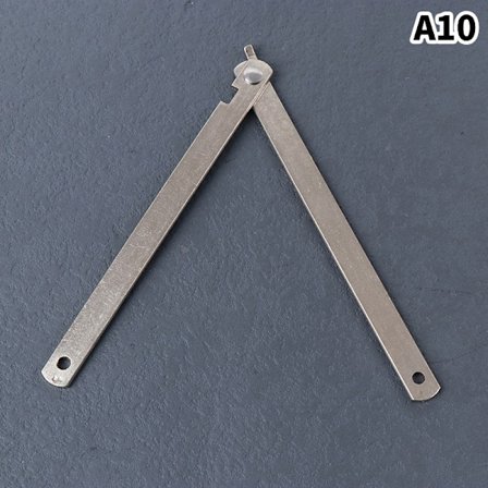 Rustfritt stål To-fold trekkstang Skapmøbeldører Stay