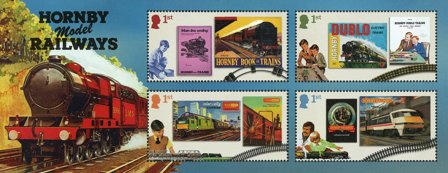 England - Hornby Modeltog - Postfrisk miniark