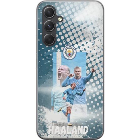 Kompatibel Mobilcover til Samsung Galaxy A55 Erling Haaland Manchester City Norge målmaskinen med 22 PL-mål brutalt afslutning og unik fysik, som domi