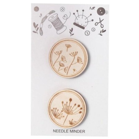 Nålepasser udskåret blomstermønster SÆT 2 SÆT 2