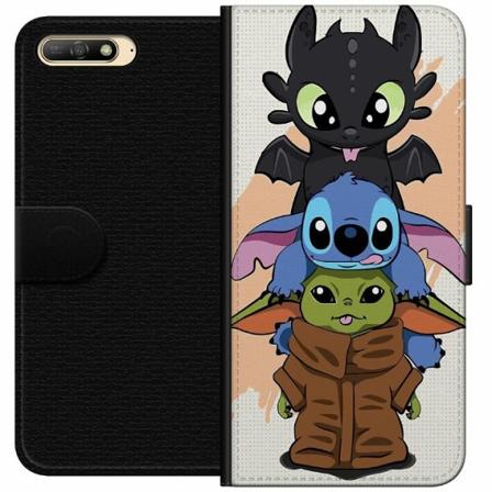 Huawei Y6 (2018) Plånboksfodral Lilo And Stitch