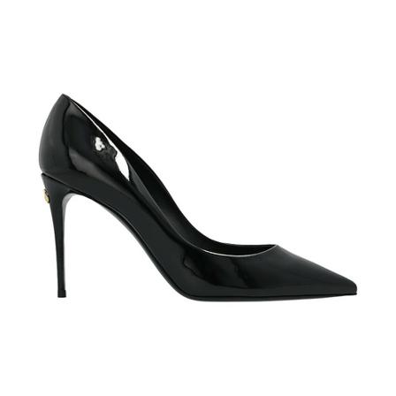 Dolce & Gabbana, Cardinale patent leather pumps Czarny, Kobieta, Rozmiar: 36 EU